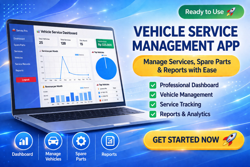 Vehicle Service Management Application