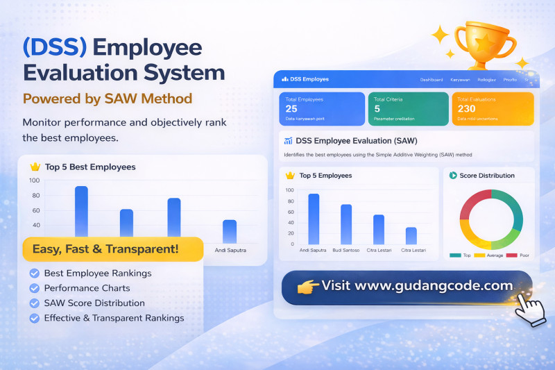 Employee Evaluation System (Decision Support System – SAW Method)