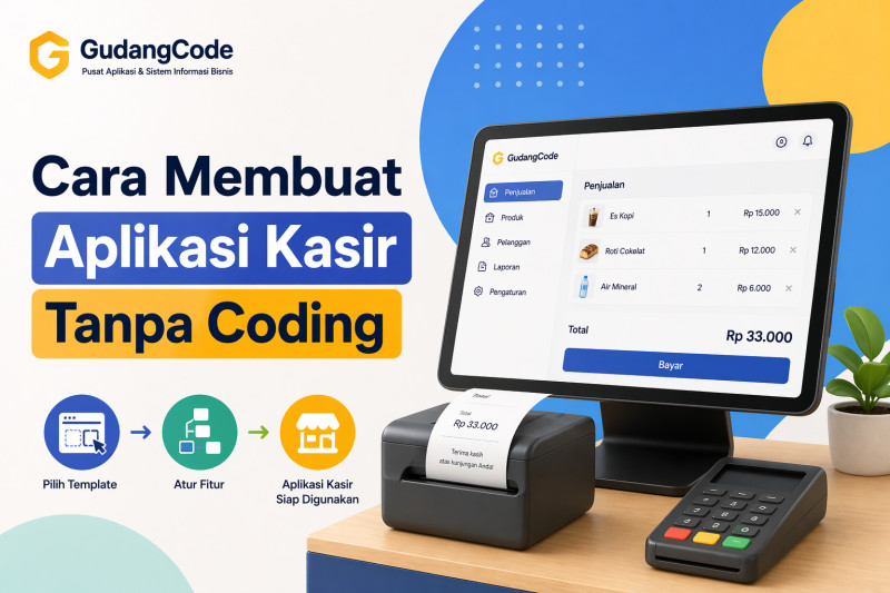 Cara Membuat Aplikasi Kasir Tanpa Coding