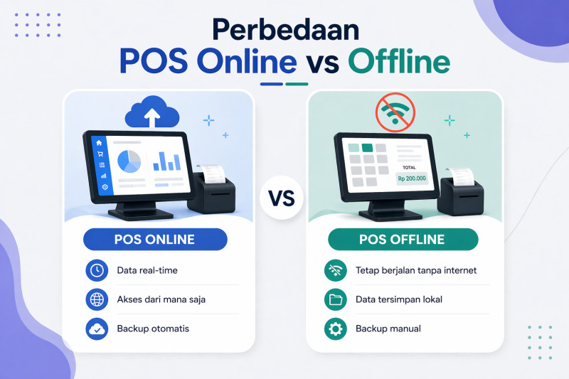 Perbedaan POS Online vs Offline