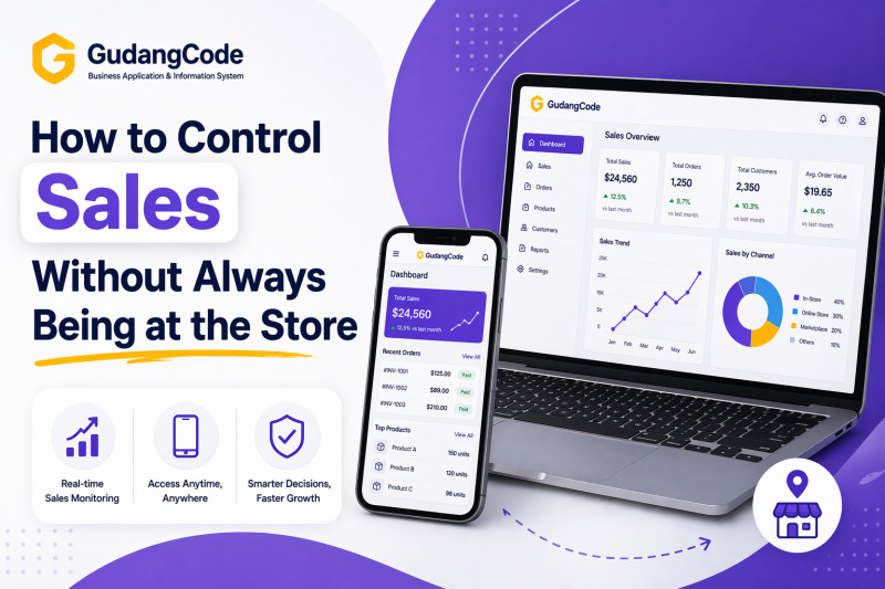How to Monitor Sales Without Being in Store